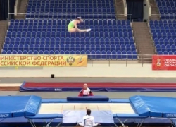 Победный прыжок новороссийской батутистки на чемпионате России Победный прыжок новороссийской батутистки на чемпионате России