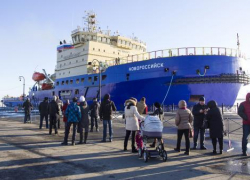 Ледокол «Новороссийск» вышел в Карское море на ледовые испытания Ледокол «Новороссийск» вышел в Карское море на ледовые испытания