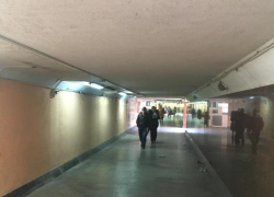 В центре Новороссийска очень быстро отремонтировали подземный переход В центре Новороссийска очень быстро отремонтировали подземный переход