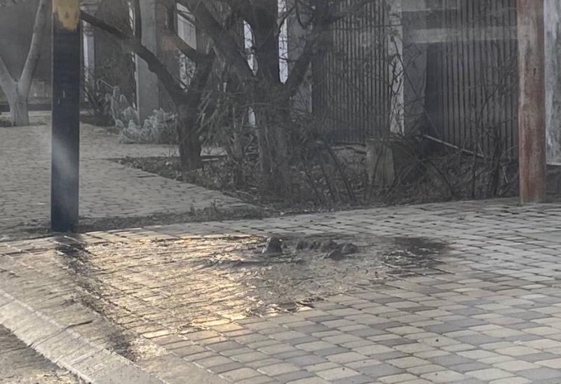 Течь на ул. Школьной, Цемдолина, г. Новороссийск